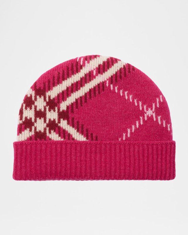 Cashmere-Blend Knit Beanie